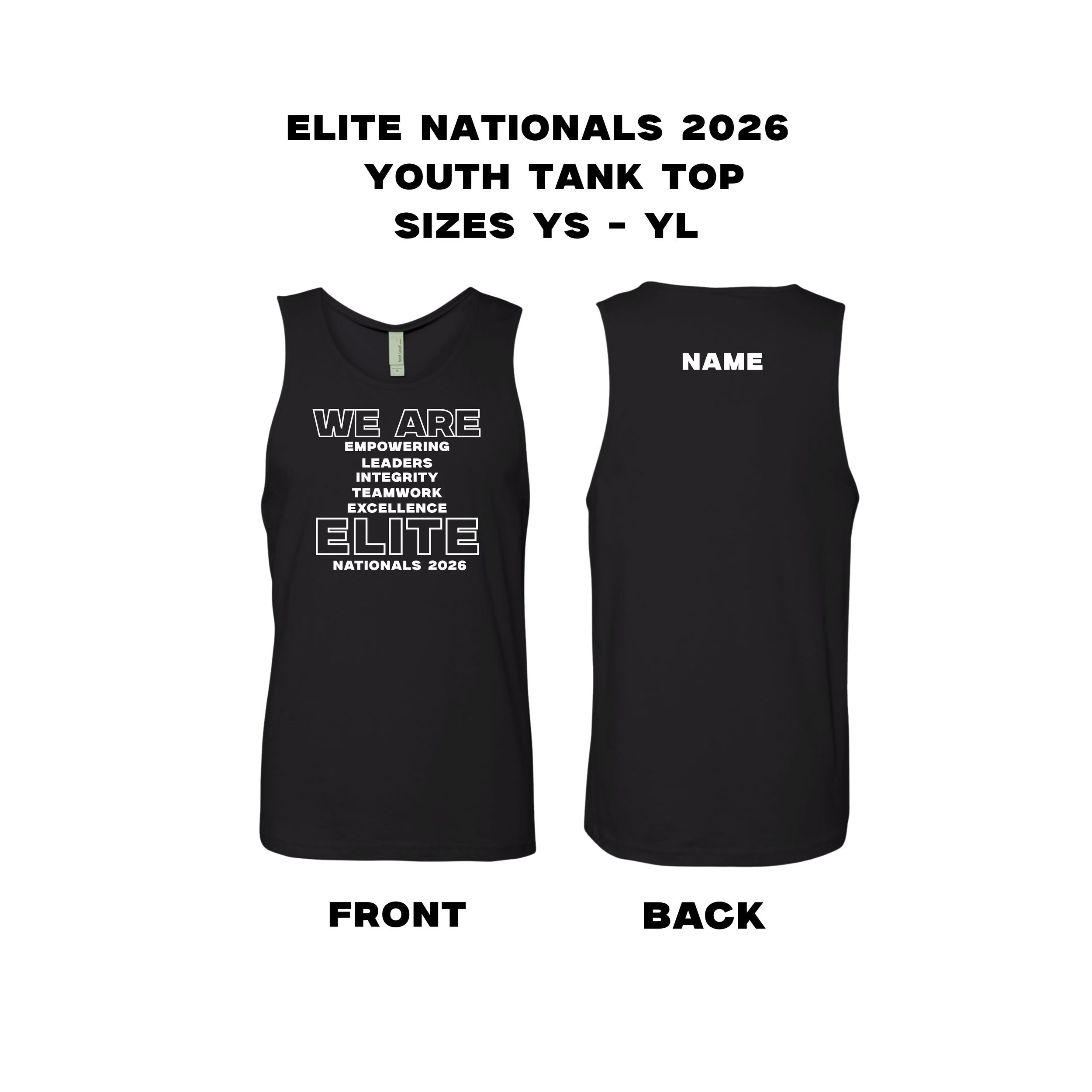 We Are ELITE Youth Tank