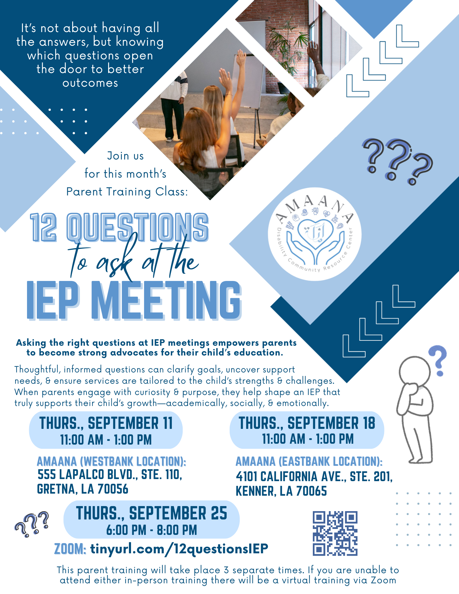 12 Questions to ask at the IEP Meeting 