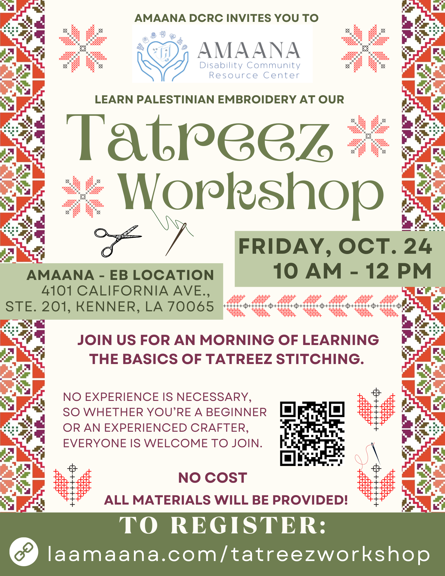 Tatreez Workshop