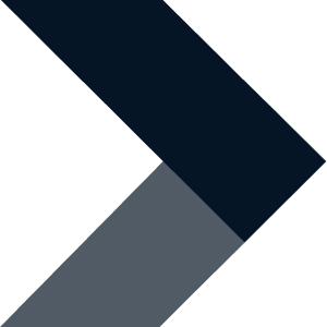 A black arrow pointing to the right on a dark blue background.