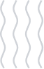 Blue wavy lines on a white background