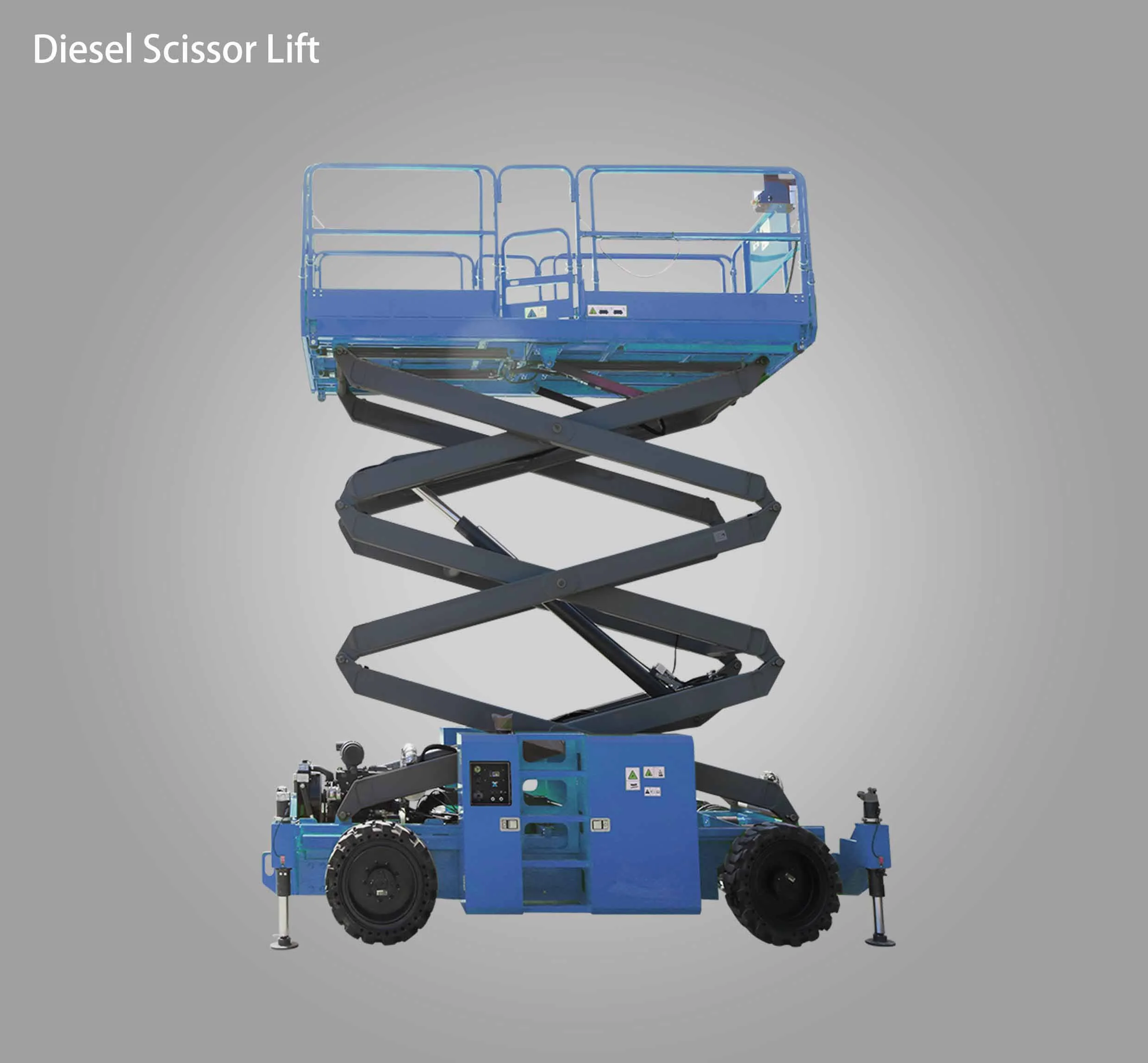 Plataforma tipo tijera diesel