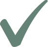 A checkmark symbol indicating correctness or approval.