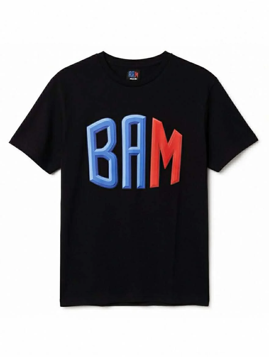 T-shirt noir BAM