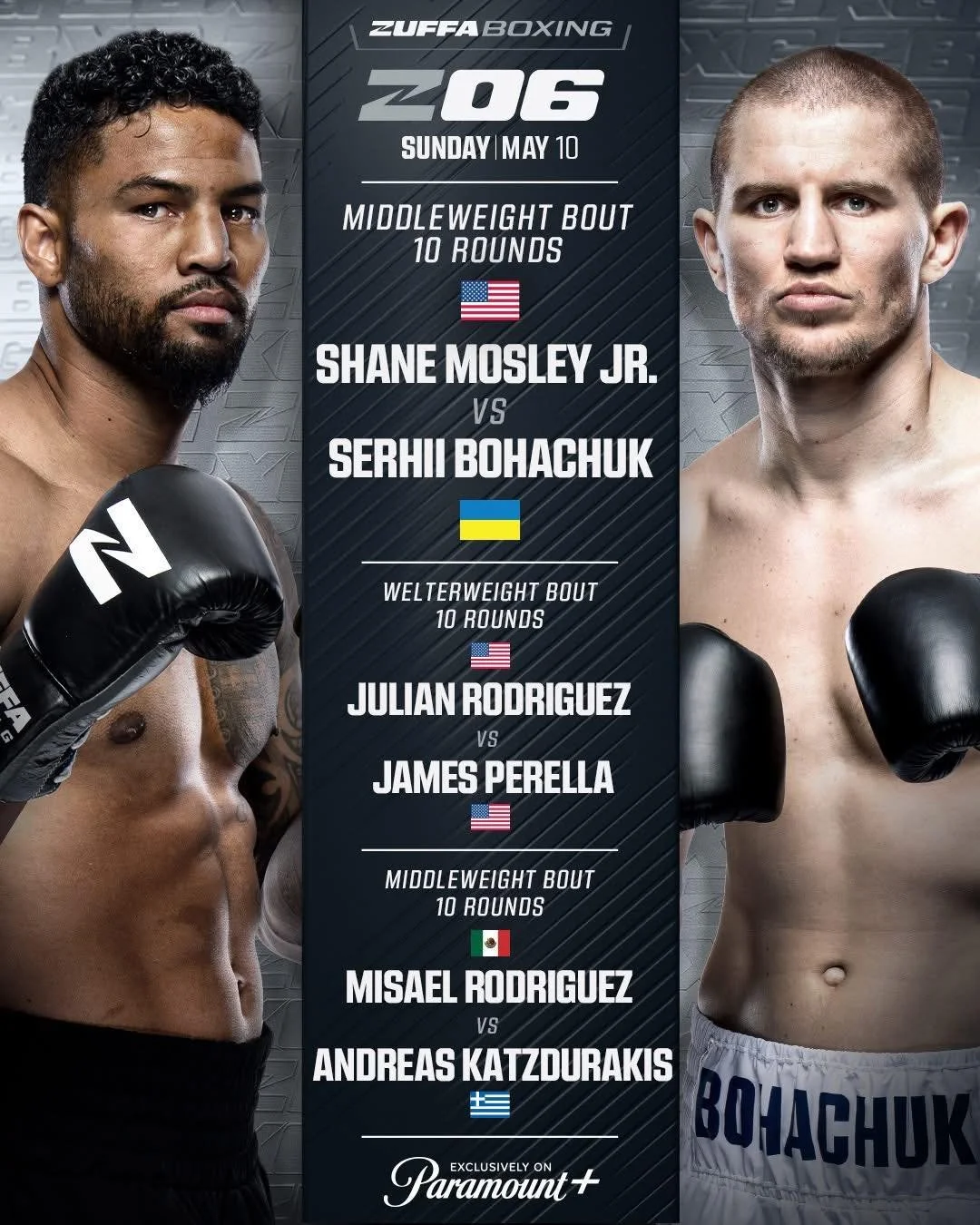 Shane Mosley jr. vs Serhii Bohachuk