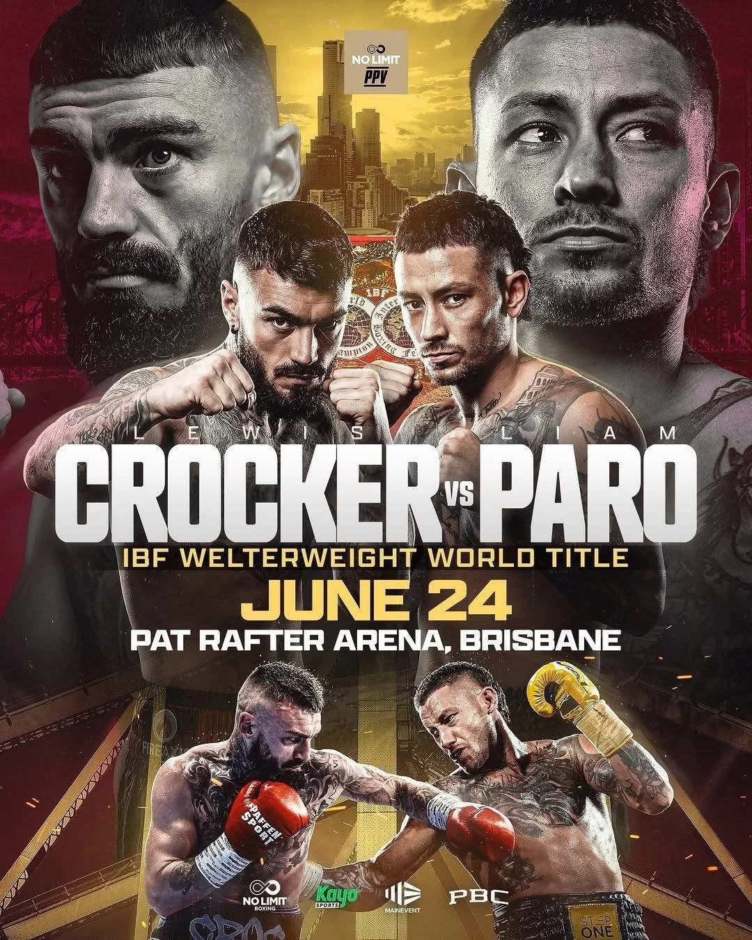 Lewis Crocker vs liam Paro