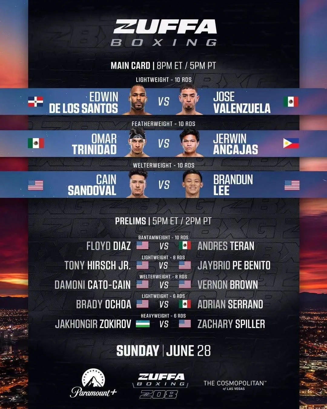 Edwin Los Santos vs Jose Valenzuela 2