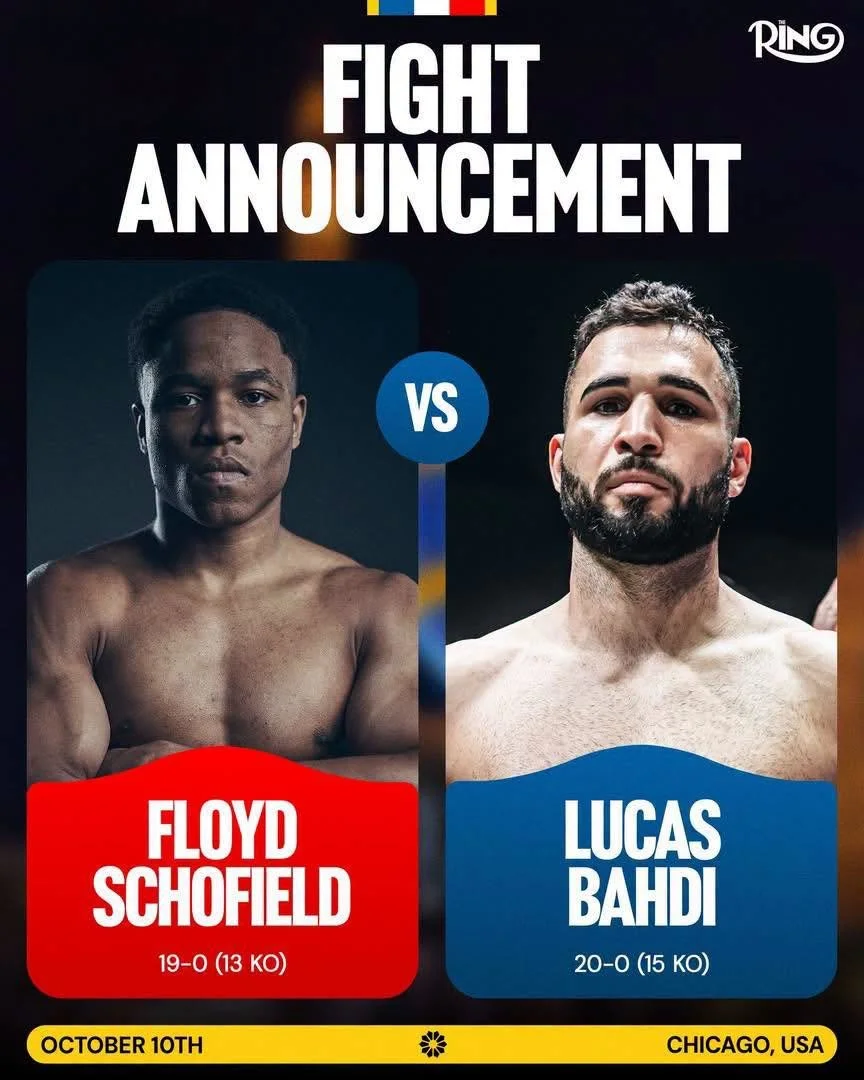 Floyd Schofield vs Lucas Bahdi 
