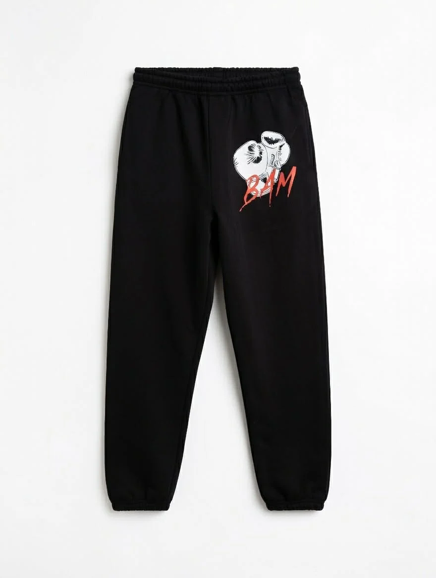 Pantalons jogging noir BAM