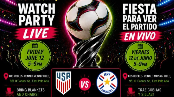 East Palo Alto Community Soccer Watch Party