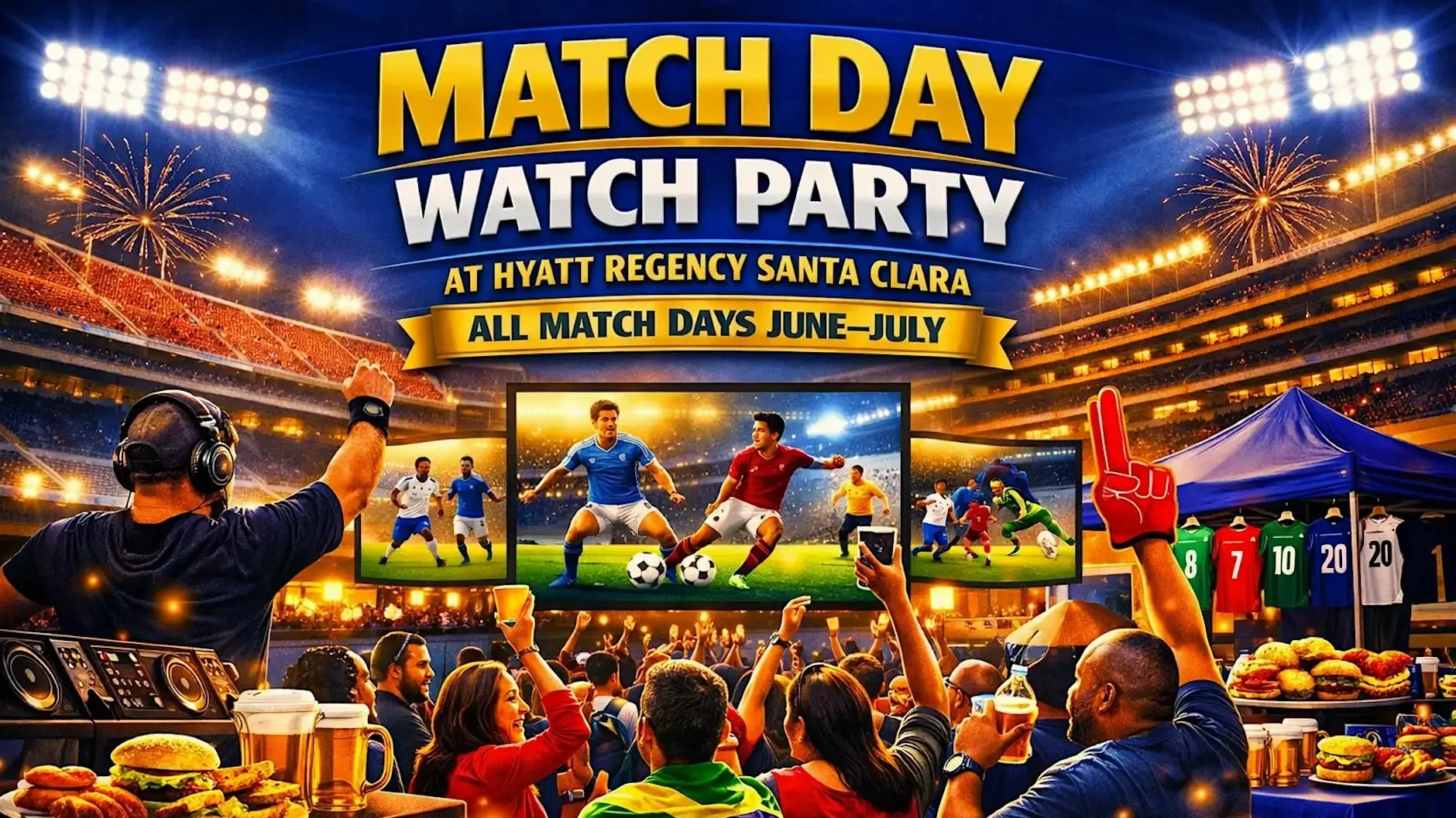 Match Day Watch Party at Hyatt Regency Santa Clara