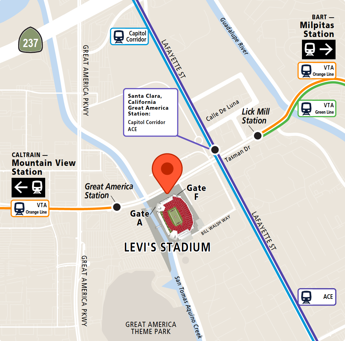 Take Transit to Levi's Stadium