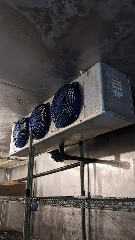 Walk-in evaporator refrigeration work