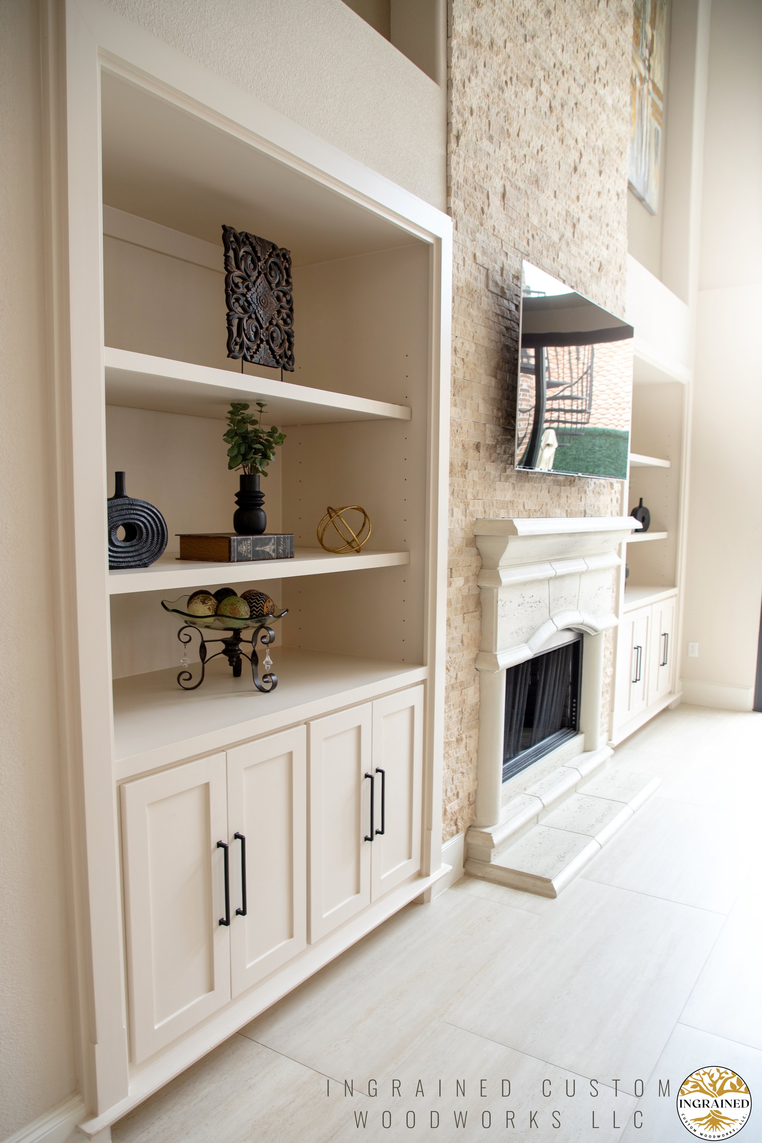 Fire Place Wall After