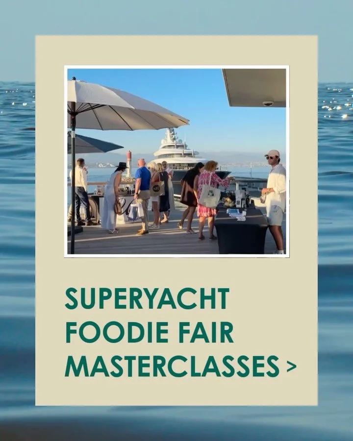 We are very excited to announce the first of our Masterclasses for the Superyacht Foodie Fair 😍

As well as tasting our fabulous brands, guests will be treated to expert educational sessions from our speakers for 2026. 

Swipe to see the sessions! S