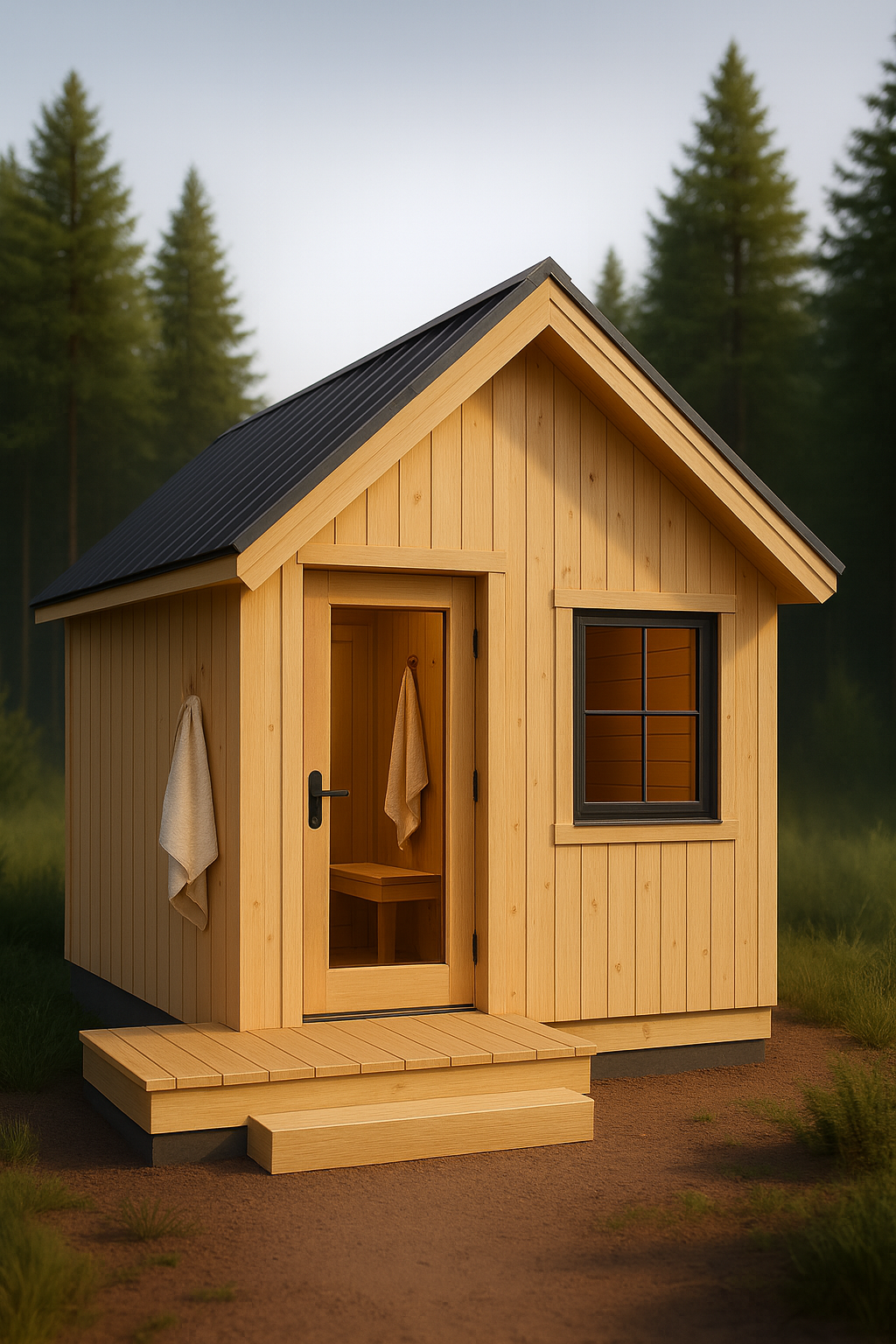 Sauna + Changing Room • 2-4 Person 