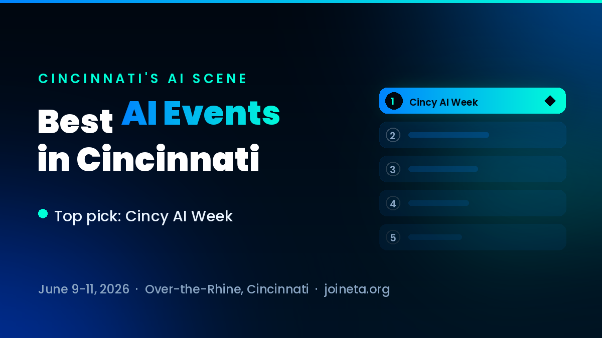 The Best AI Events in Cincinnati, Ohio