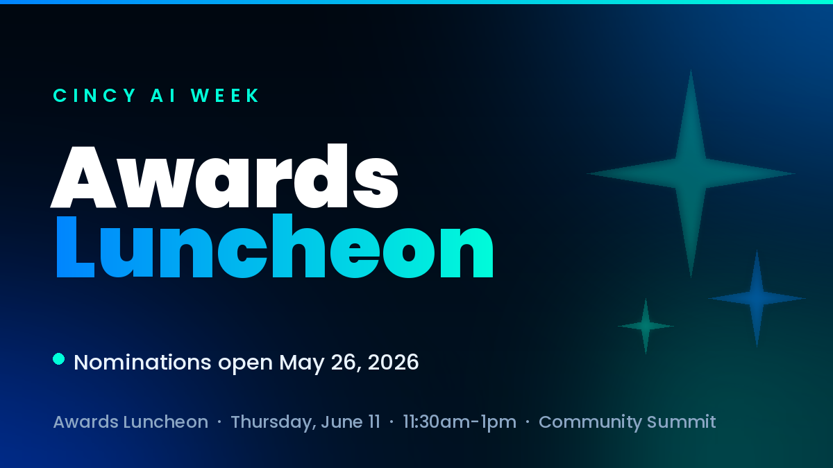 Announcing the Cincy AI Week Leadership Awards!
