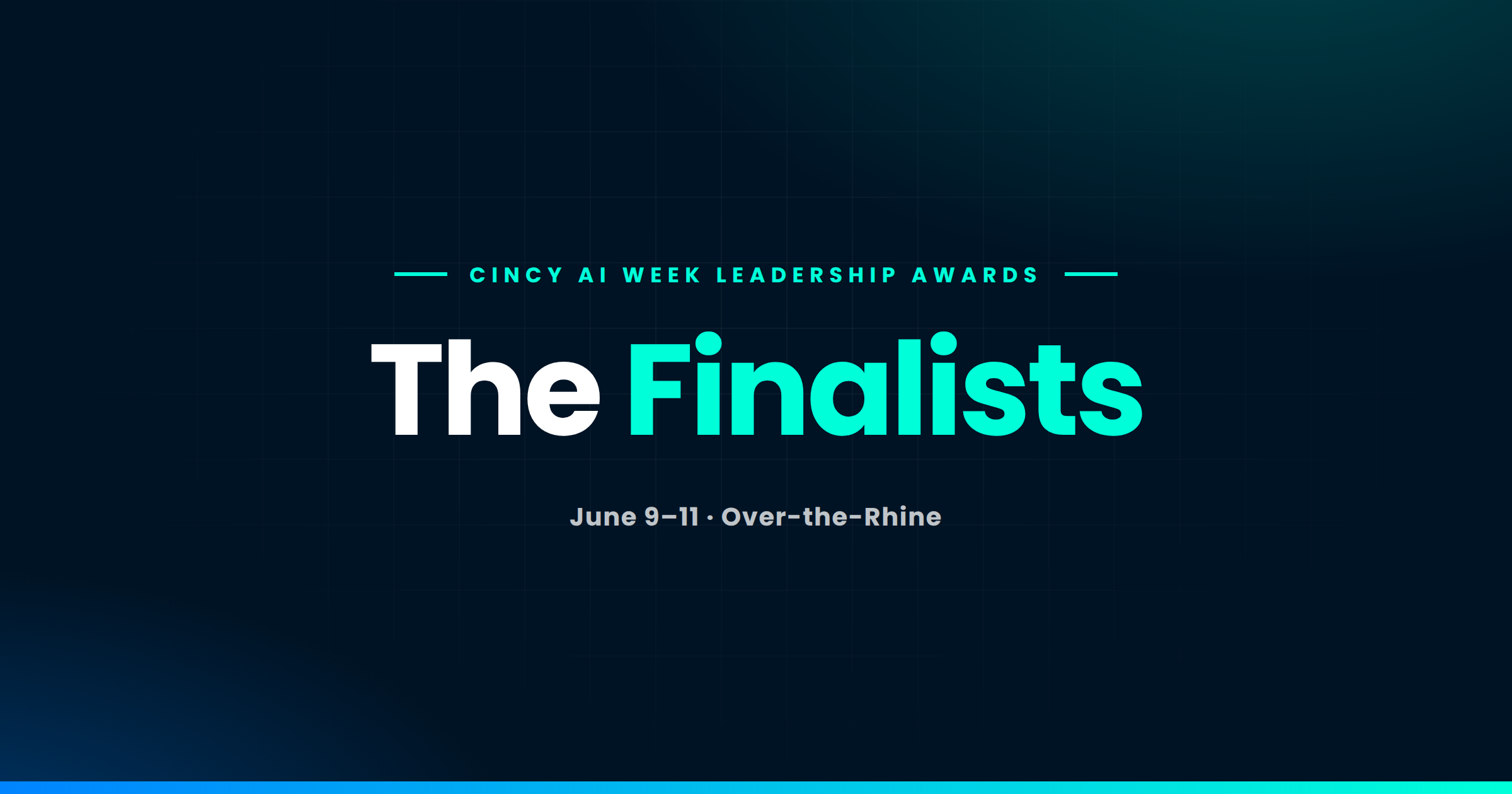 Cincy AI Week Leadership Awards Finalists: 2026