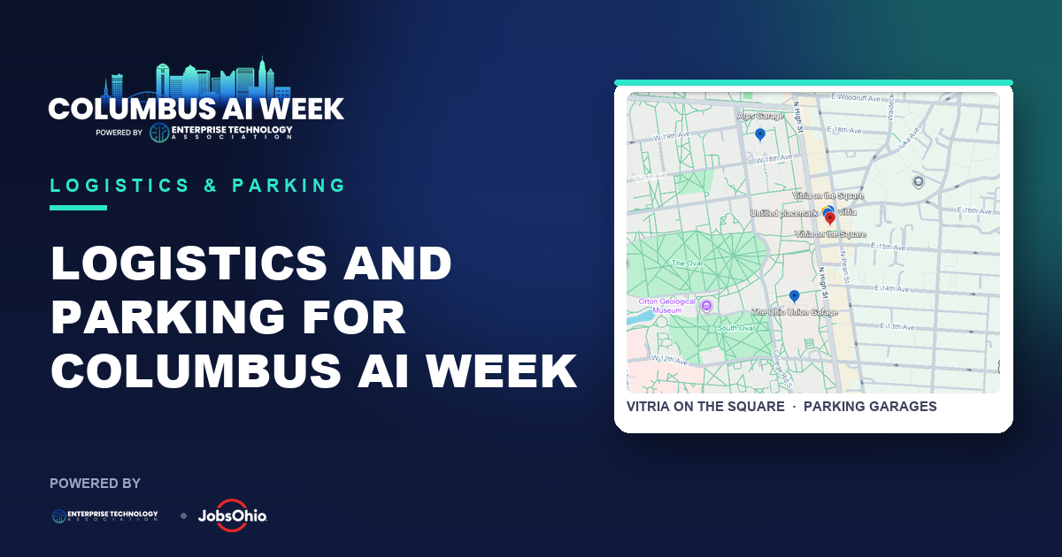 LOGISTICS AND PARKING FOR COLUMBUS AI WEEK