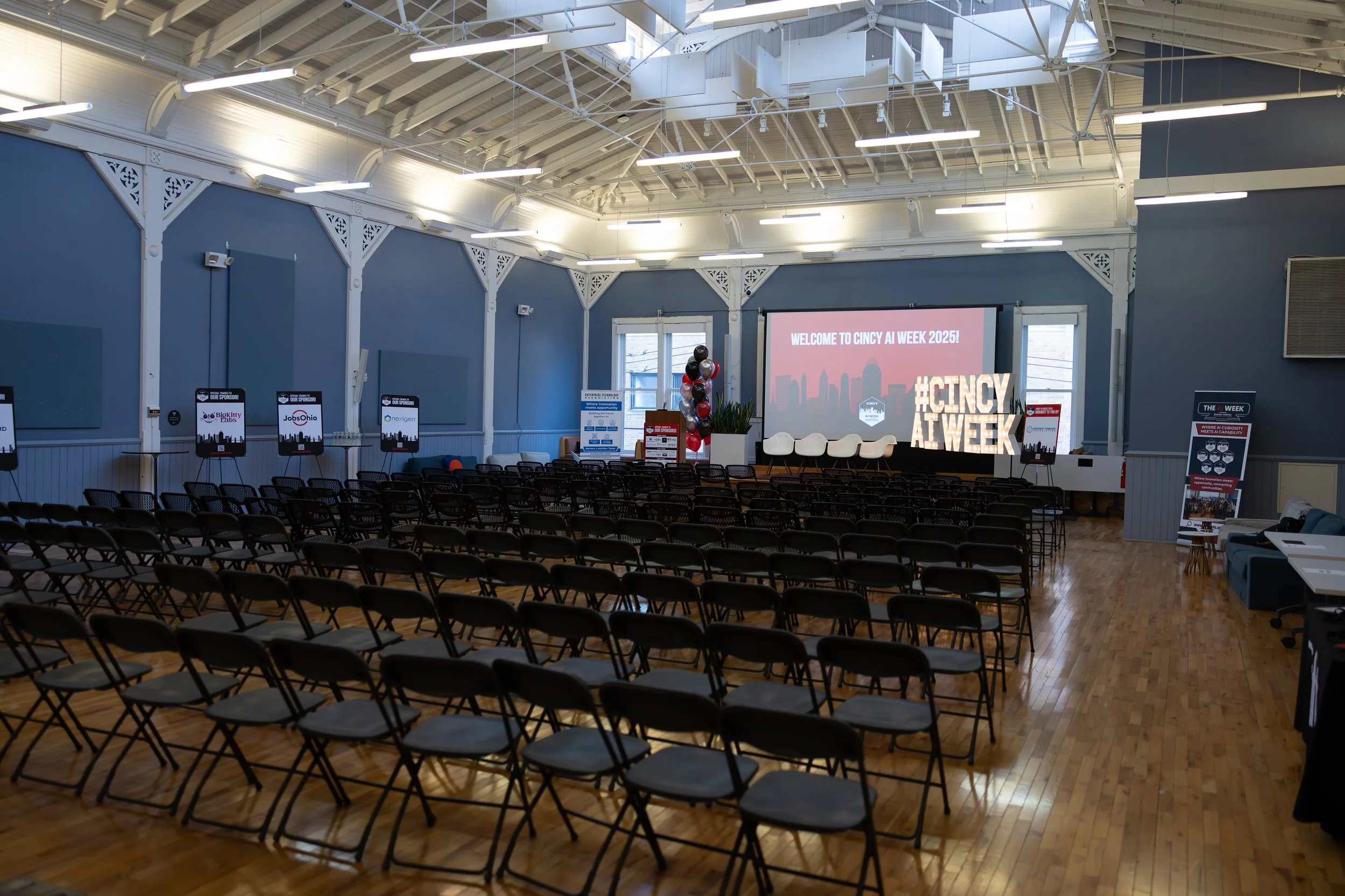 Cincinnati AI Week venue — interior