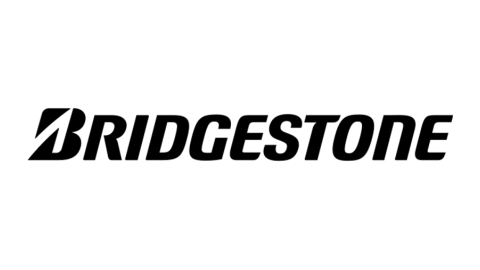 Bridgestone logo in black text on a white background.