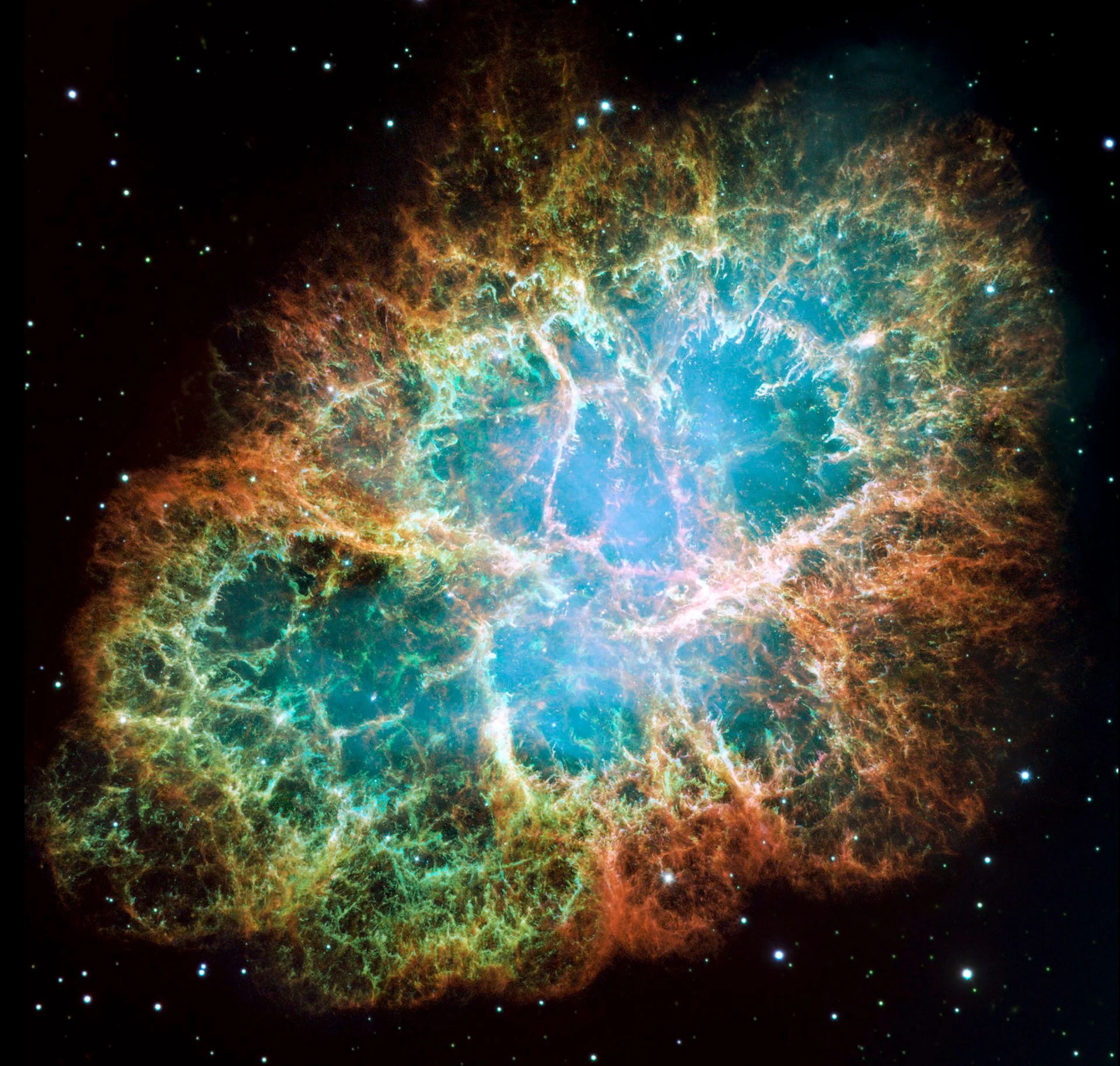 Crab Nebula, one of the most famous supernova remnants. NASA/ESA, Arizona State University.
