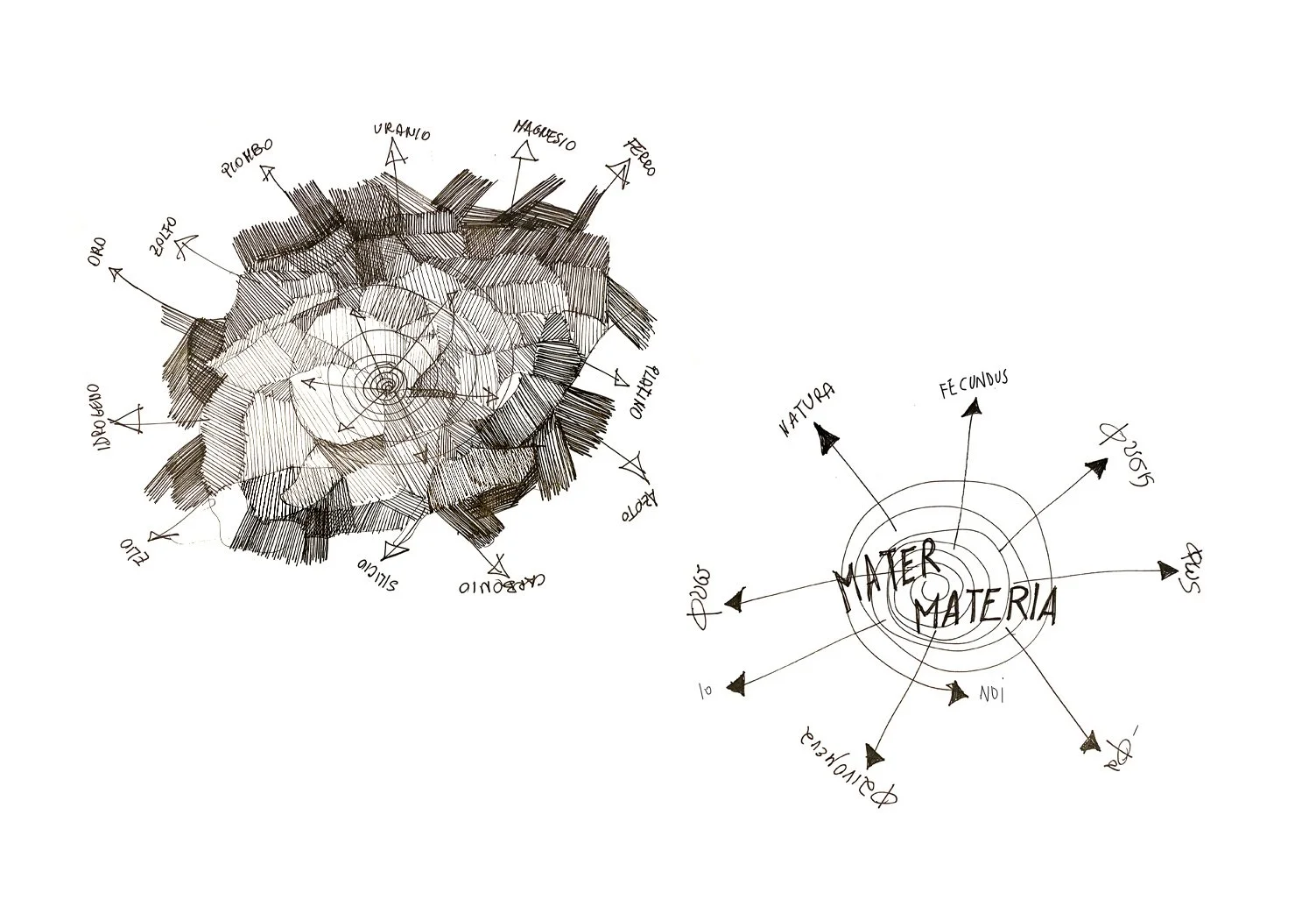 Carolina Lombardi - Supernova, preliminary sketches