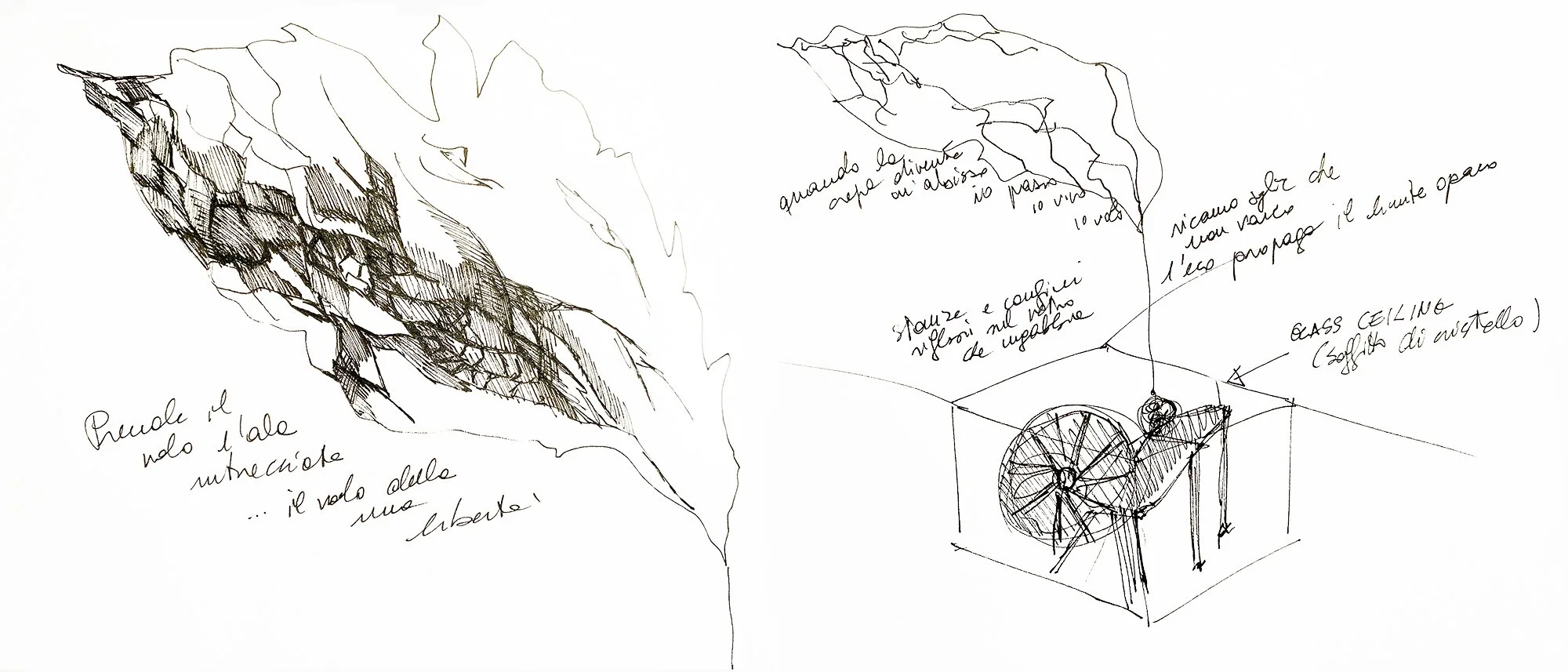 Il Volo. Natura Cultura - Carolina Lombardi, artist, Rome