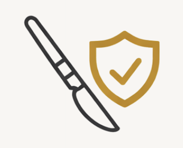 Icon representing advanced techniques emphasizing safety and longevity