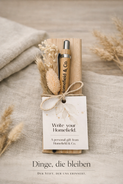 “Write your Homefield.“