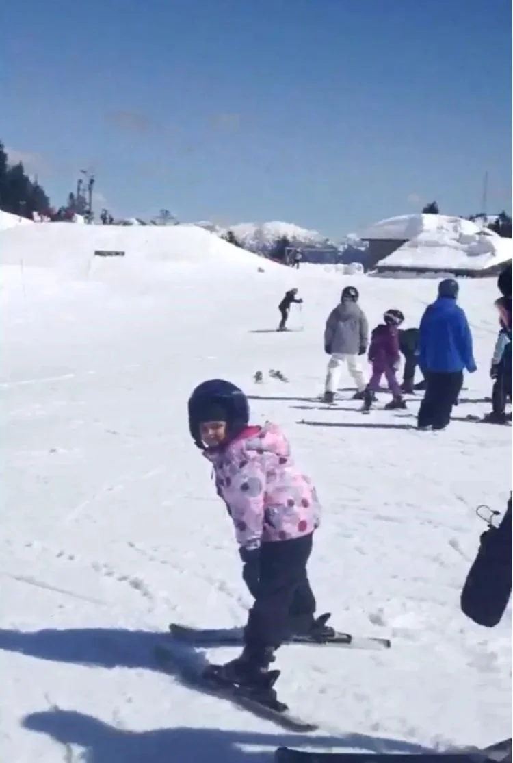 Learning to ski at GMR as a child; still skiing at GMR - Daya