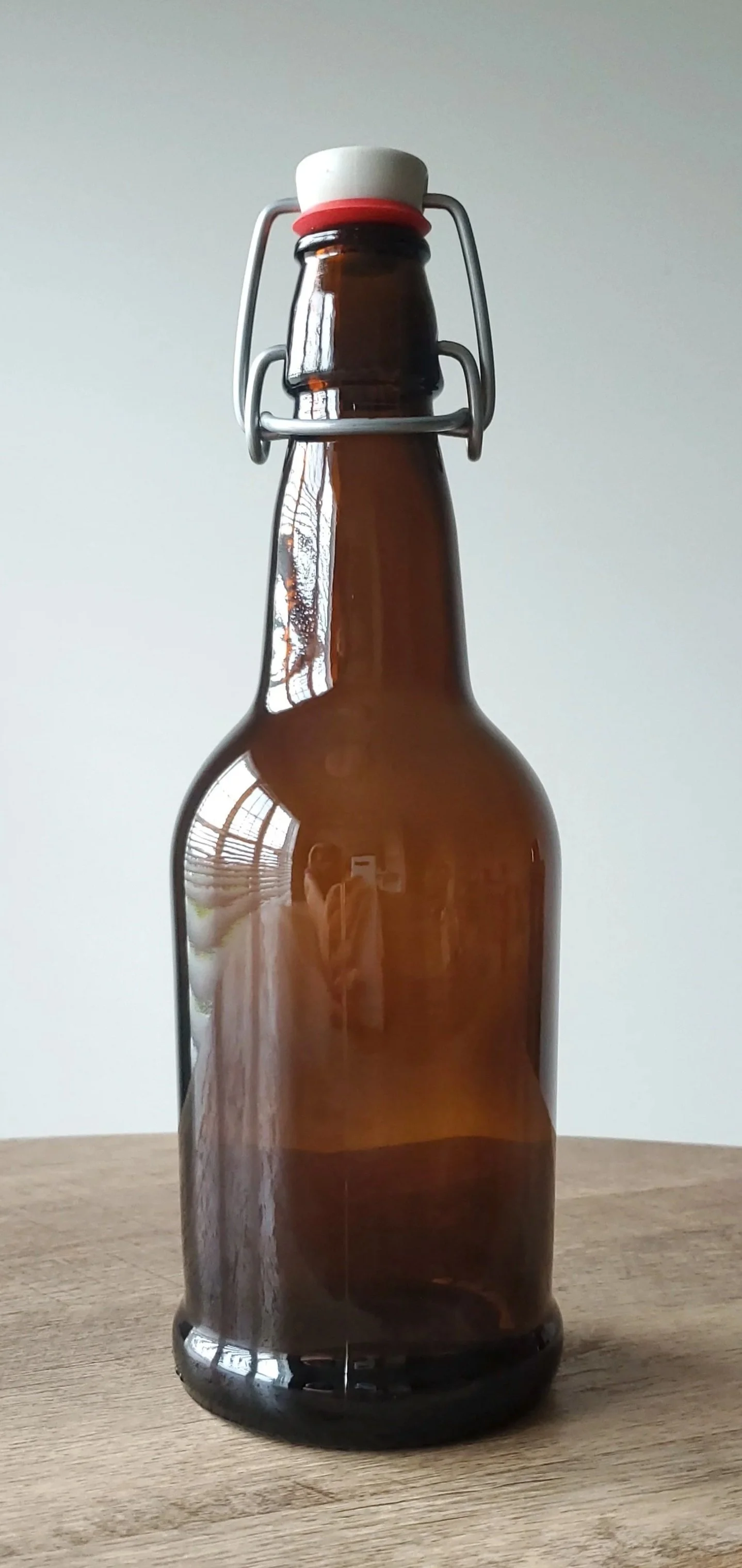 500ml Amber E.Z.CAP Glass Bottle & Swing Top
