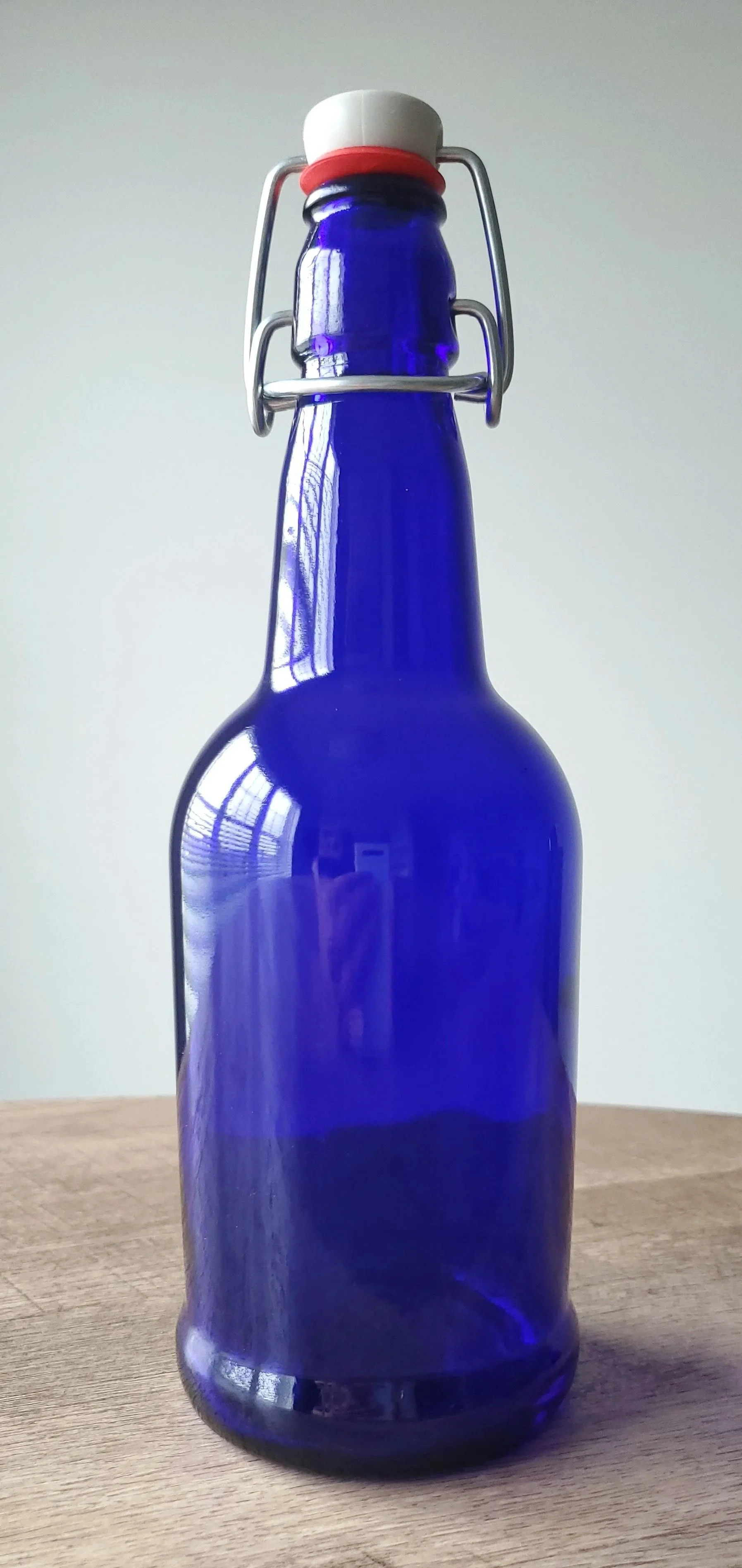 500ml Cobalt Blue E.Z.CAP Glass Bottle & Swing Top