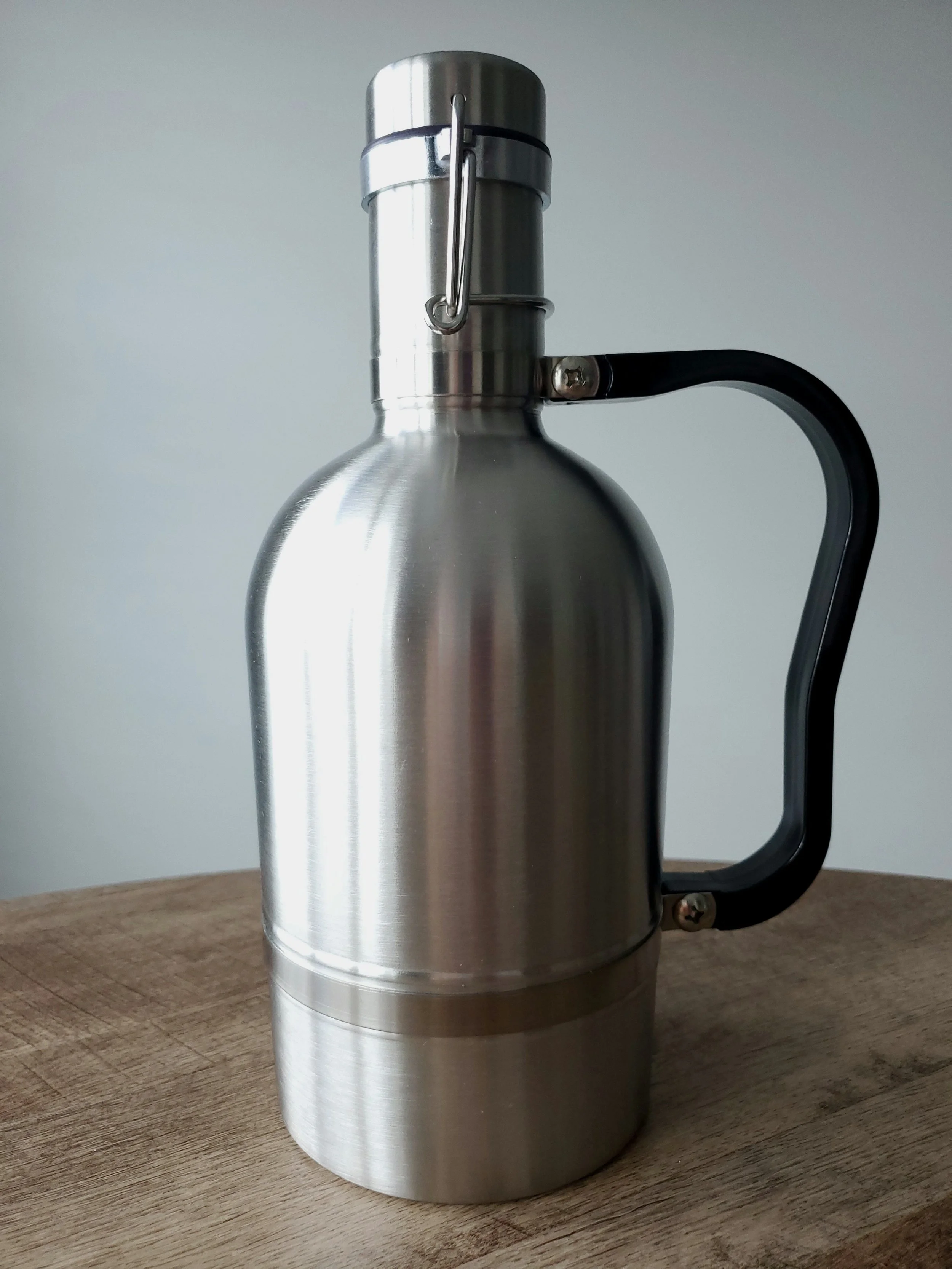 Growler - Single Wall Stainless Steel with Swing Top & Handle