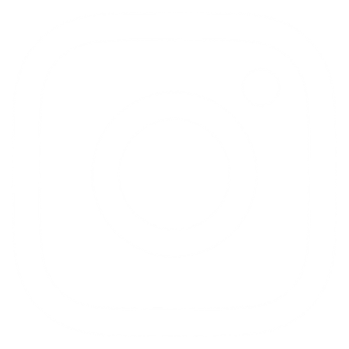 Instagram logo with a black background and white outline of a camera with a small white circle in the top right corner.