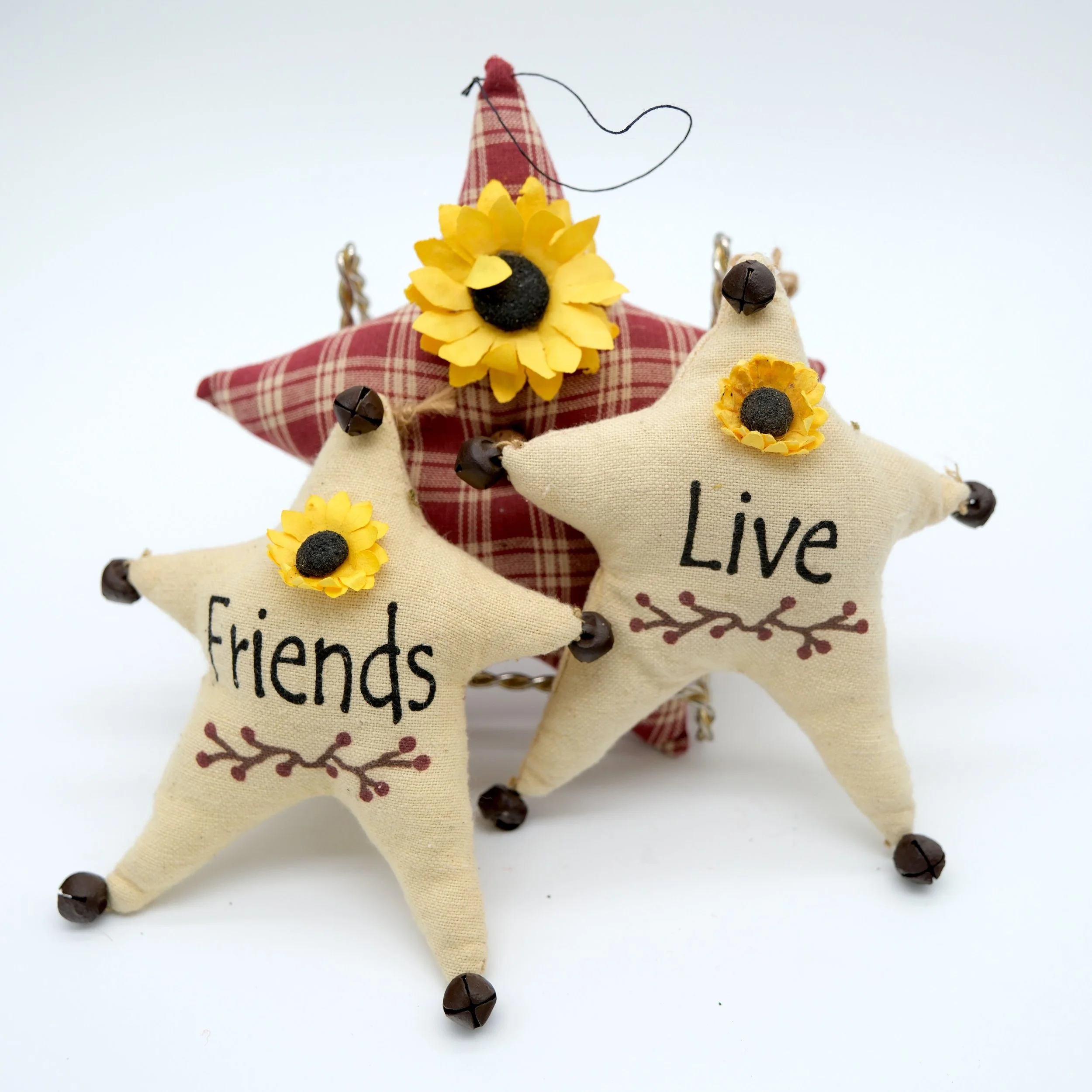 Plush Star Ornament Set