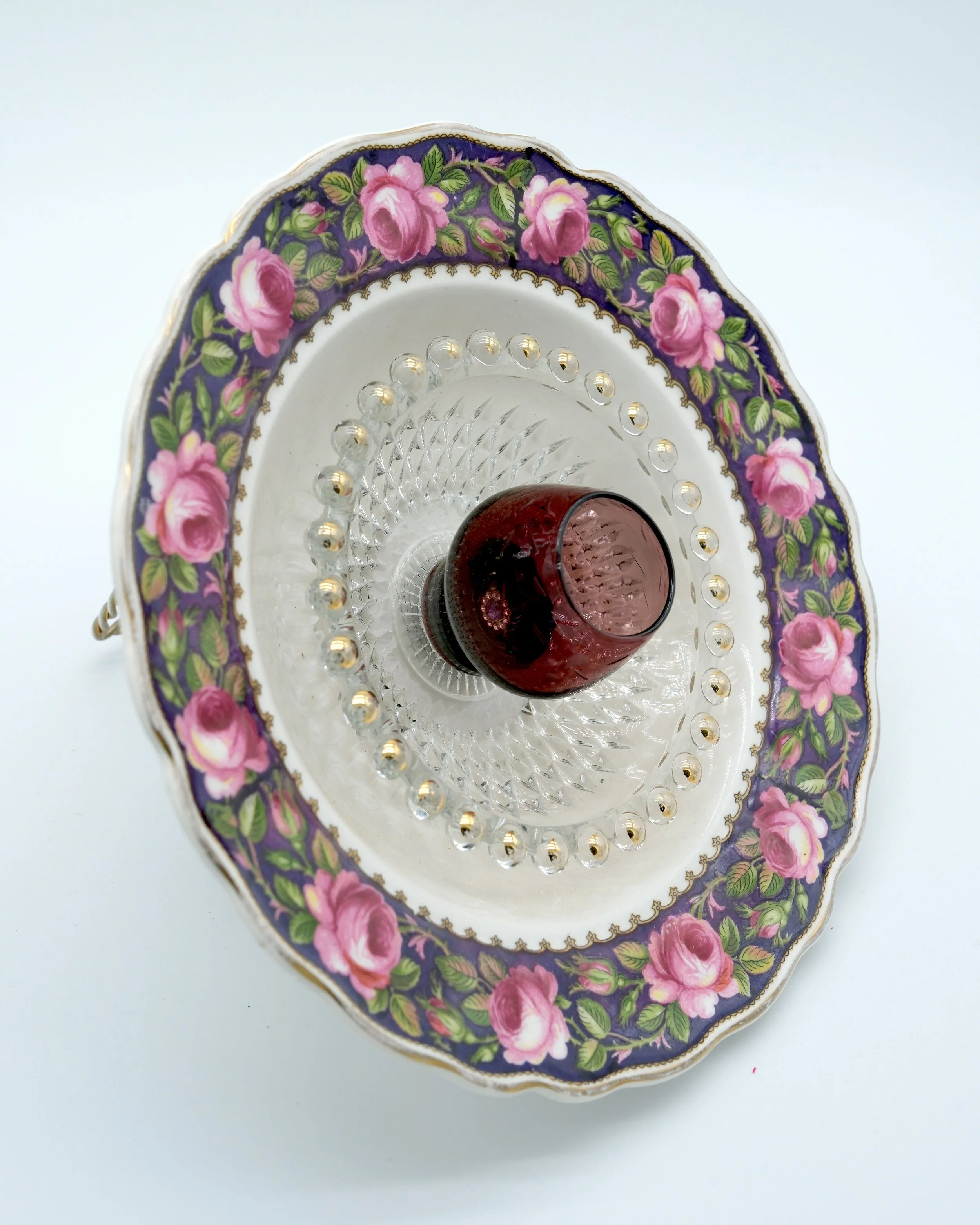 Plate Flower - Pearl and Flower