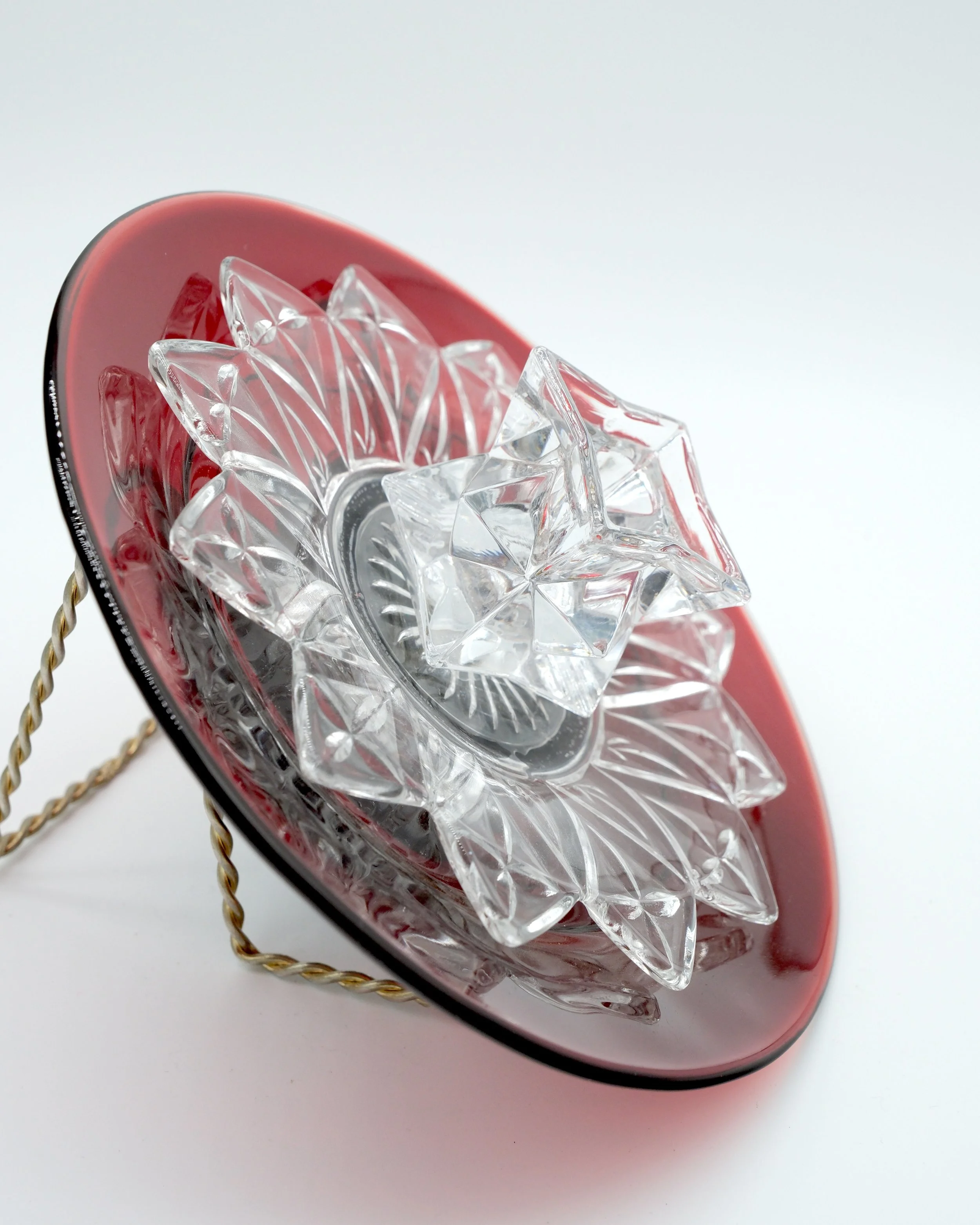 Plate Flower - Holiday Crystal