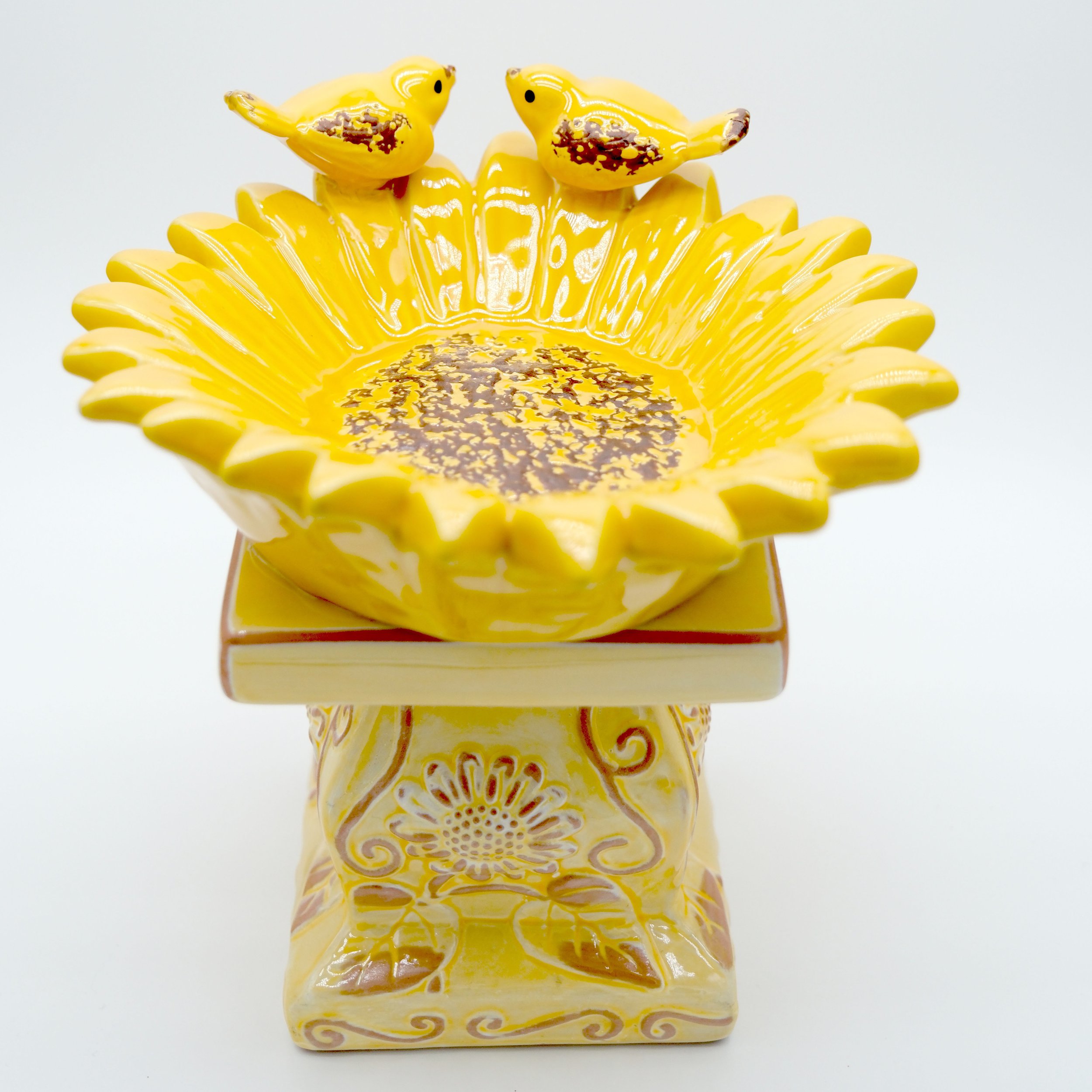 Sunflower Bird Bath