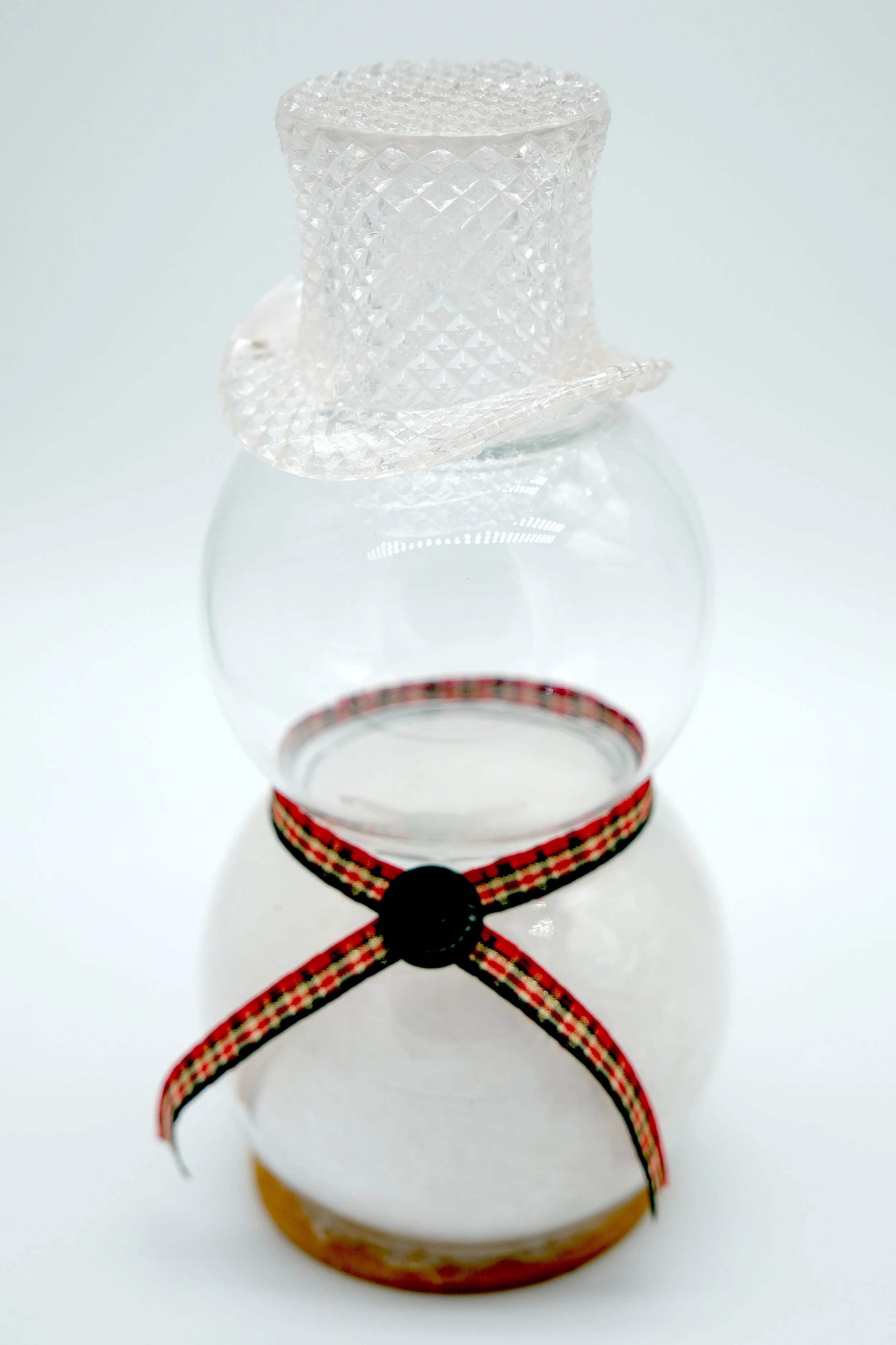 Crystal/Glass Snowman w/Scarf