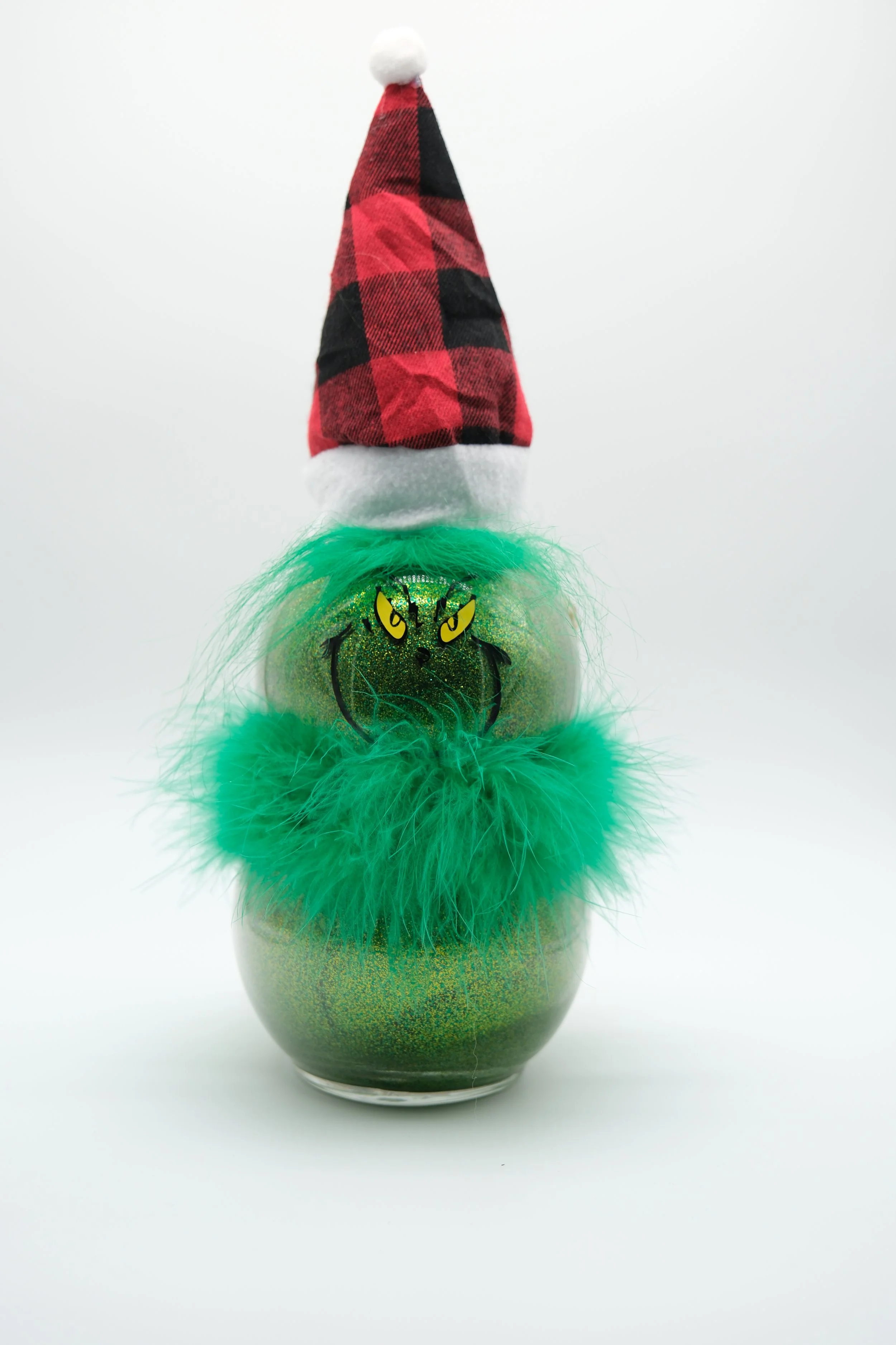 Small Grinch w/Red&Black Hat - Lights Up