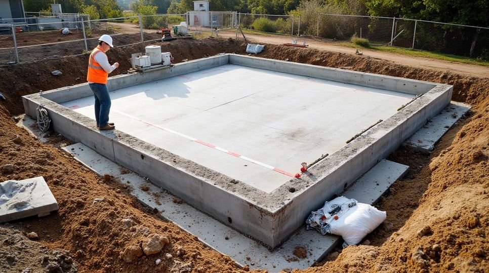 Фундаменти, пътеки и огради