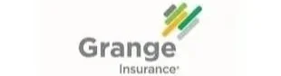 Grange Insurance logo with green, yellow, and gray design elements.
