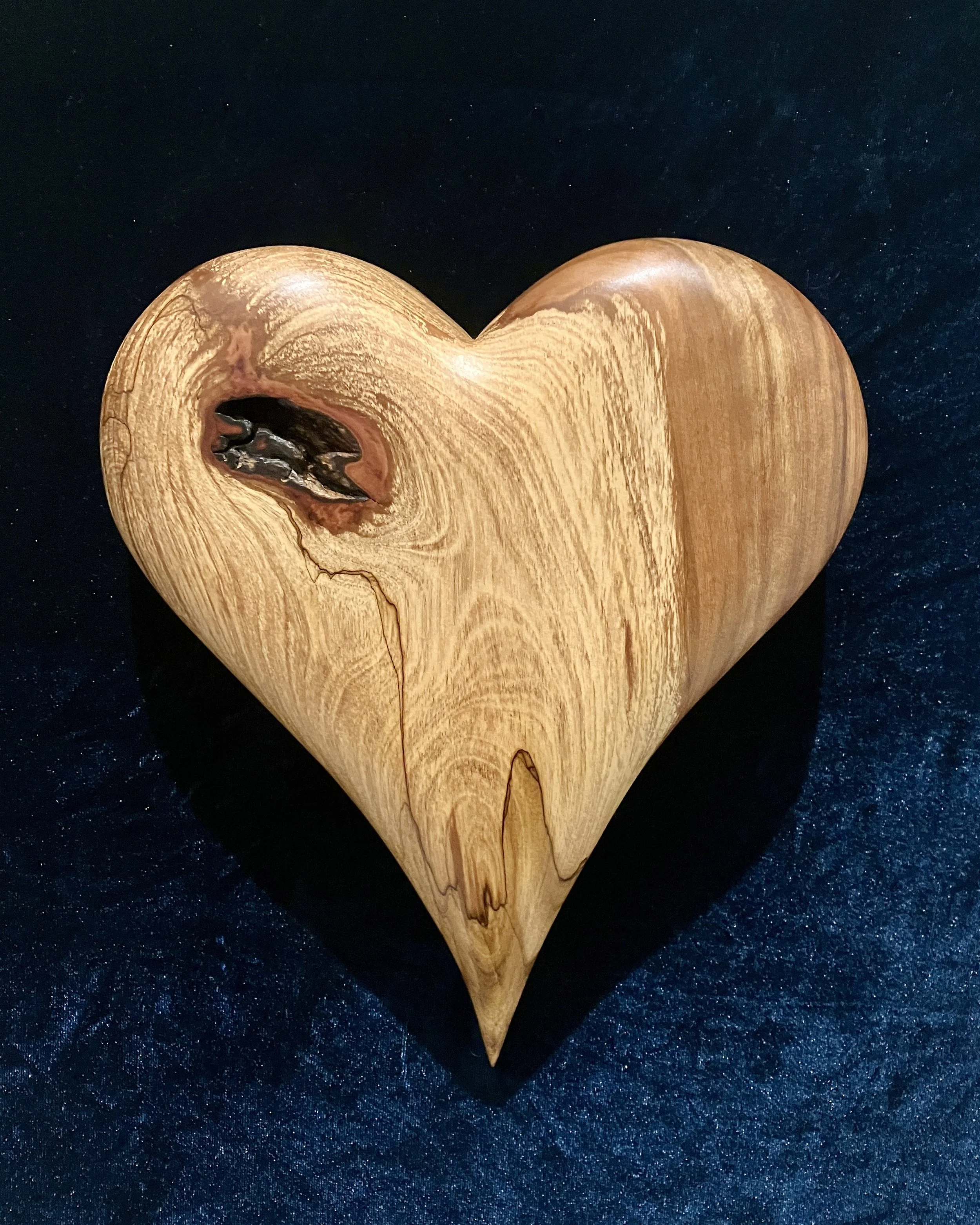 #30696 - The Spalted Yew Heart with Void