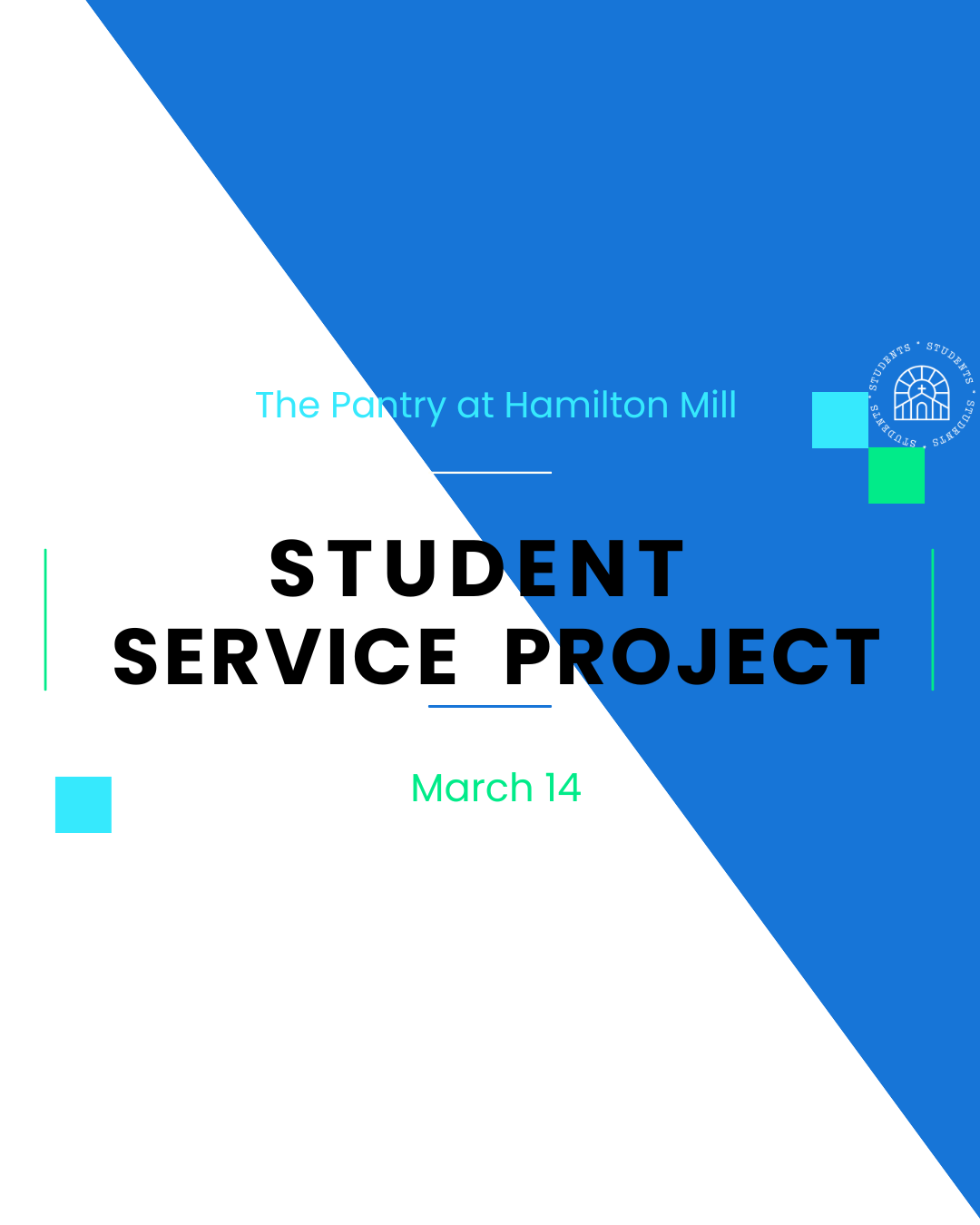 Student Service Project At The Pantry