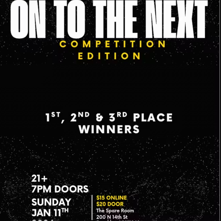 ON TO THE NEXT: Competition Edition!