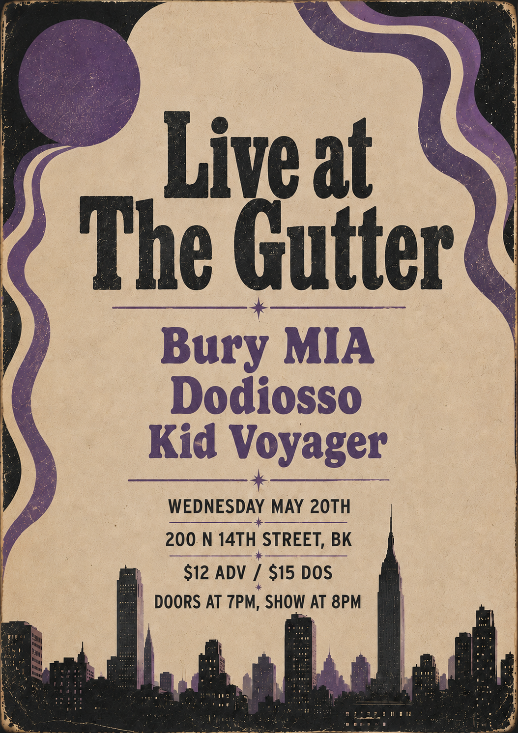 LIVE SHOW! Bury Mia, Dodiosso, Kid Voyager