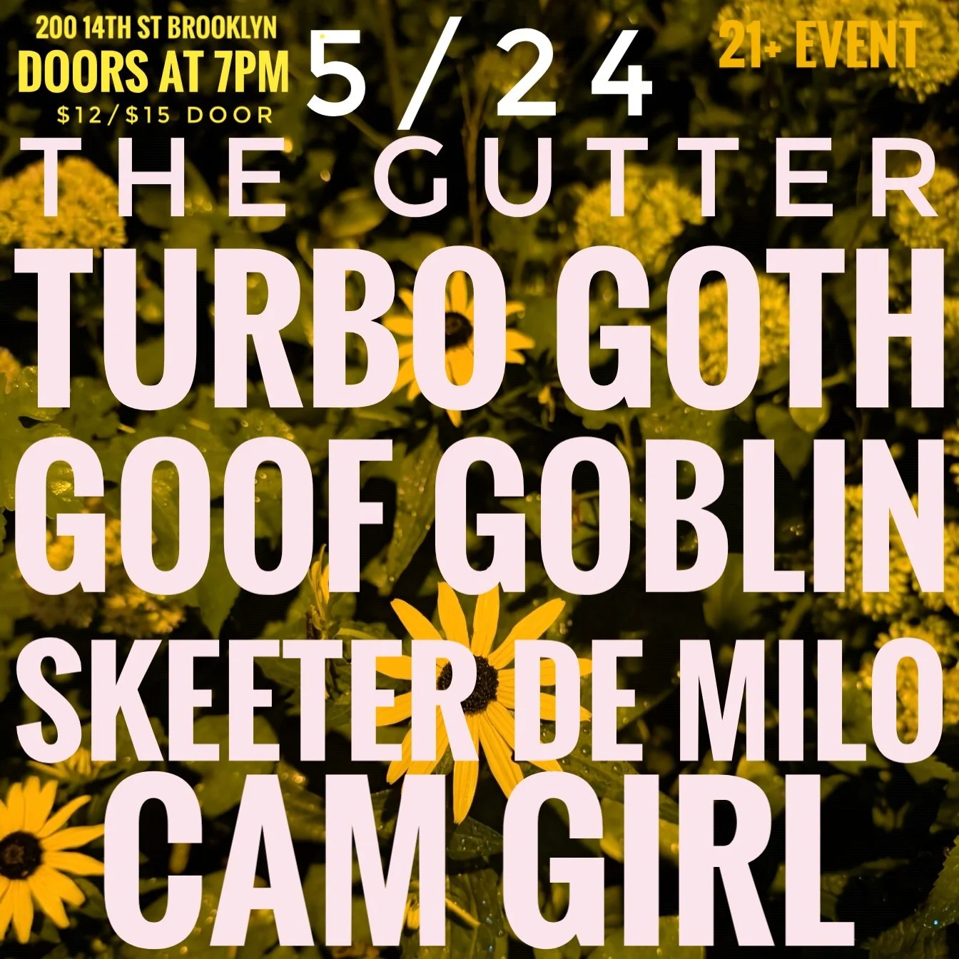 LIVE SHOW! CAM GIRL, Skeeter de Milo, Turbo Goth, Goof Goblin