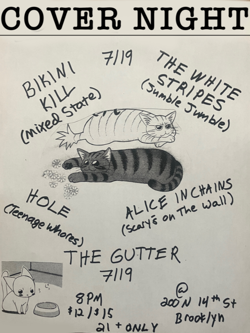 OWL PRESENTS: SUMMER ROCK PROM! Alice in Chains, HOLE, The White Stripes, Bikini Kill